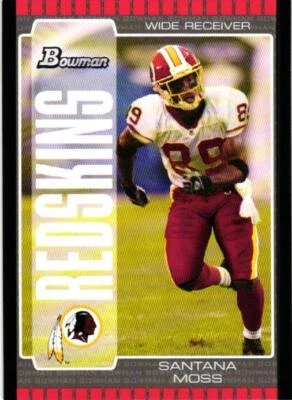 2005 Bowman #84 Santana Moss - Image 1 of 2