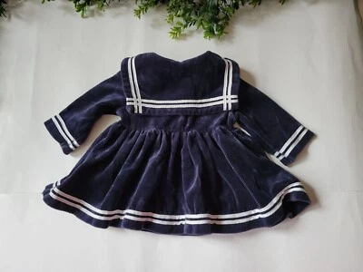 Sophie Rose Baby Girls Sailor Dress Cute Nautical 3-6 Months Navy Halloween - Image 1 of 4