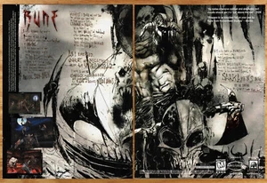 Rune Human Head Studios - 2 Video Page Game Print Ad Poster Promo Art 2000 - Picture 1 of 5