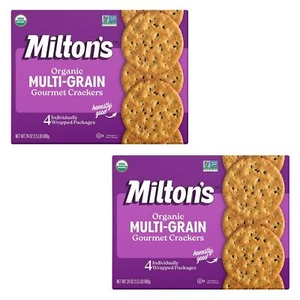 Confezione da 24 once di 2 cracker da forno biologici Gourmet Multi Grain singolarmente Wr... - Foto 1 di 5