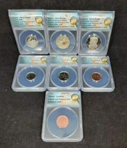 2019-S&D 7-Coin Explore & Discover Set ANACS PR70 DCam/ SP69 (G673) - Picture 1 of 8