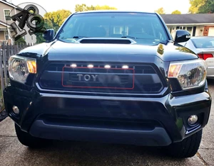 Silver Grille Letters Fits 12-15 Toyota Tacoma TRD PRO Style Mesh Grilles - Bild 1 von 2