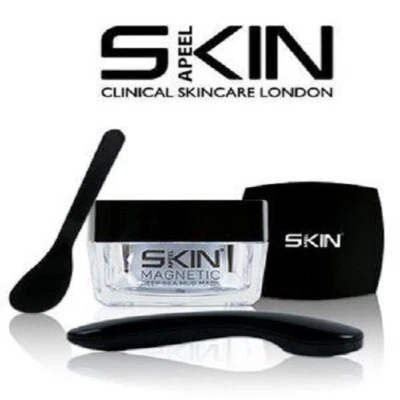 Black Mask Magnetic Deep Sea Mud Mask Clear Pores Remove Blackheads Treat Acne - Image 1 of 4