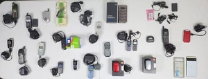 Lot téléphone portable smartphone chargeur batterie Nokia Samsung Sagem Alcatel - Photo 1/4