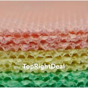 2 Pack - Lekorna Wafer Pack Of 9 Round Tort. Green/White/Green 3.2oz/90g Each - Picture 1 of 3