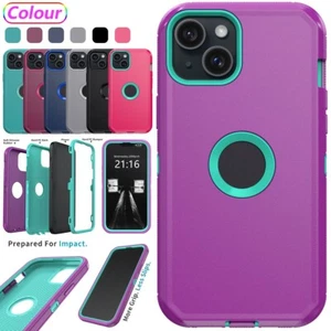 Funda protectora 3 en 1 capas a prueba de golpes para Apple iPhone 13/Pro/13 Pro Max - Imagen 1 de 91