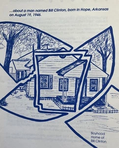 Hope Arkansas AK Cookbook 1993 VTG home of Bill Clinton President Town BBQ Beef - Foto 1 di 24