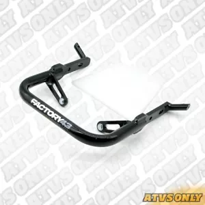 Factory 43 MX Racing Grab Bar & Plate Alloy Gloss Black for Honda TRX450R 2006 - Picture 1 of 1