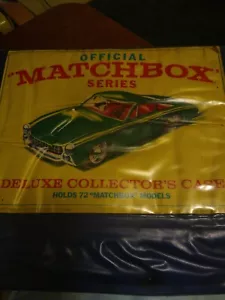 Vintage 1968 Official Matchbox Series Collector's Case with 59 old cars - Picture 1 of 9