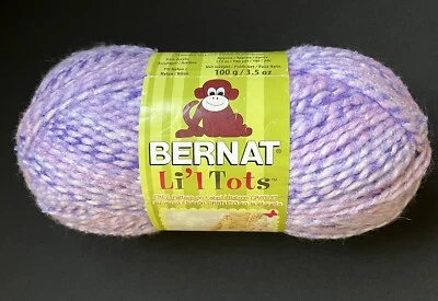 Bernat Li’l Tots Yarn SWEET PEA #42414 Purple Lavender, 3.5 oz. - Image 1 of 4