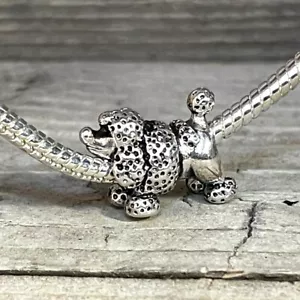 Caniche Perro Cachorro Amigo Animal Francés Plata Europea Dije Cuentas Nuevo - Imagen 1 de 2
