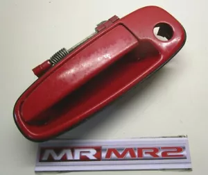 Maniglia porta esterna RE5 lato passeggero rossa lato passeggero Toyota MR2 MK2 - sinistra - Foto 1 di 2