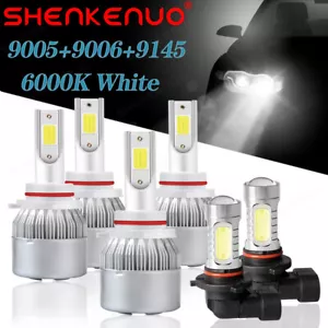 For 2003-2006 Ford Expedition Combo 6x LED Headlight Hi Lo Beam Fog Light Bulbs - Bild 1 von 9