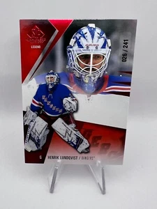 Henrik Lunqvist - 2023-24 SP Game Used Legend #288 Red /241 NY Rangers HOF - Picture 1 of 3