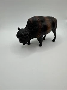Terra von Battat großer brauner Büffel / Bison Figur Safari Zoo Tier Wildtiere Spielzeug - Bild 1 von 10