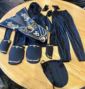 Ninja Fighter Costume Halloween Outfit Boys Size M (8-10) Fun World - Picture 1 of 5