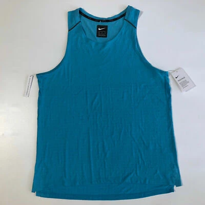 Camiseta sin mangas para correr Nike Tech Pack Breathe azul AQ6379-433 talla XL NUEVA CON ETIQUETAS Foto 1 de 4