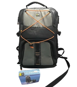 Case Logic SLRC4 SLR Camera and 15.4" Laptop Computer Backpack Padded Blk Nylon - Picture 1 of 22