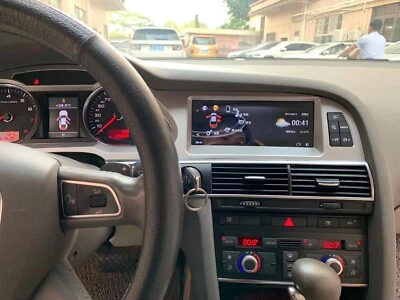 8.8" Android Navigation Car GPS Stereo Radio Wifi Carplay For AUDI A6 C6 S6 4+64 - Image 1 of 4