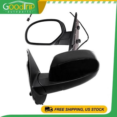 Left + Right Power Heated Side View Mirrors Fits 2007 2008 2009-2013 Chevy GMC - Изображение 1 из 4