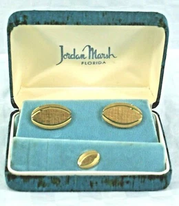 NEU im Karton Jordan March Manschettenknöpfe mit Krawattennadel - Gold  - Bild 1 von 6