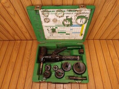 Greenlee 7906sb Quick Draw 90 Hydraulic Punch Driver Knockout Tested With Case • 339.95$