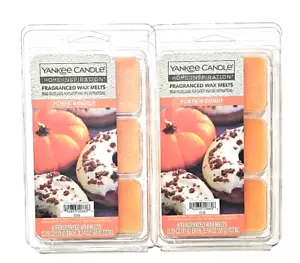 2 Pack Yankee Candle Home Inspiration Fragranced Wax Melts Pumpkin Donut 6... - Picture 1 of 1