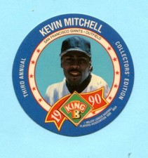 1990 King-B Jerky Third Annual Collector's Edition Discs # 2 Kevin Mitchell