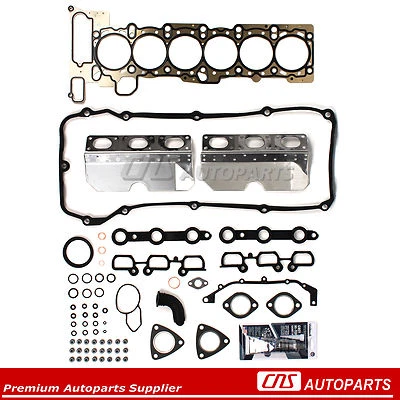 01-06 BMW 3 5 X3  X5 Z3 Z4 2.5L 3.0L DOHC L6 "M54 M56" Head Gasket Set+Silicone - Imagem 1 de 2