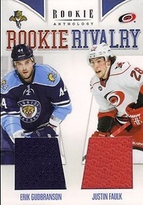 2011-12 Panini Rookie Anthology Rookie Rivalry Dual Jerseys #12 Gudbranson/Faulk
