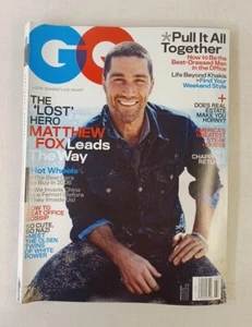 GQ - Gentlemen's Quarterly Magazine March 2006 Matthew Fox Lost - Picture 1 of 8