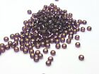 50g böhmische Rocailles Seed beads Amethyst lila  Silbereinzug 2,2 mm 10/0