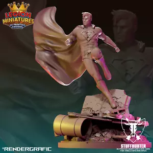 Superman Red Son - DC - Legion Miniatures FAN ART (apto para Marvel Crisis) - Imagen 1 de 3