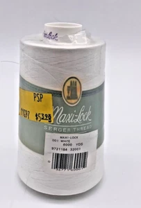 American & Efird Maxi-Lock Kegelgewindespule, weiß - Bild 1 von 5