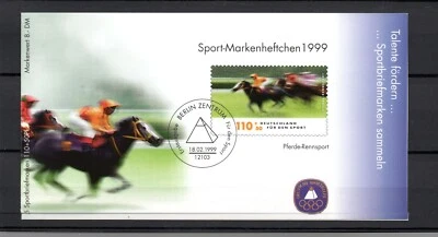 Germany 1999 stampbooklet/MH horses/Pferde nice MNH - Image 1 of 2