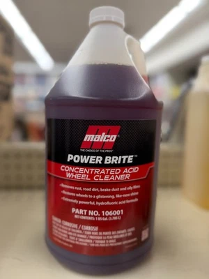 MALCO 106001 Power Brite ~ Limpiador de ruedas ácido concentrado *Galón* Foto 1 de 4