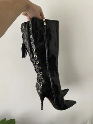 Botas altas Yves Saint Laurent Avant Garde para mujer talla 37 Foto 1 de 4