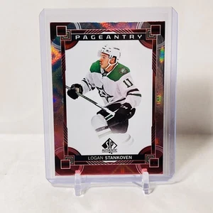 Logan Stankoven 2024-25 Upper Deck SP Authentic Red Pageantry RC # P-81 Stars - Picture 1 of 4