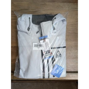 Gerry Softshell Jacket Mens Large Gray Drawstring Detachable Hood Full Zip NWT - Picture 1 of 2