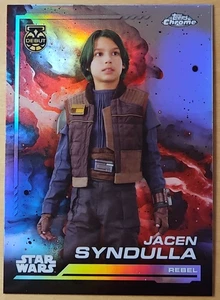 2024 Topps Chrome Star Wars Jacen Syndulla #100 Debut Refractor Rebel - Picture 1 of 2