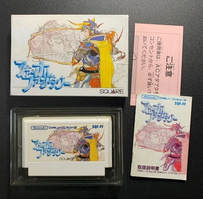 FINAL FANTASY 1 Nintendo Famicom FC Japan Import F/S FedEx DHL Tested SQF-FF - Image 1 of 4