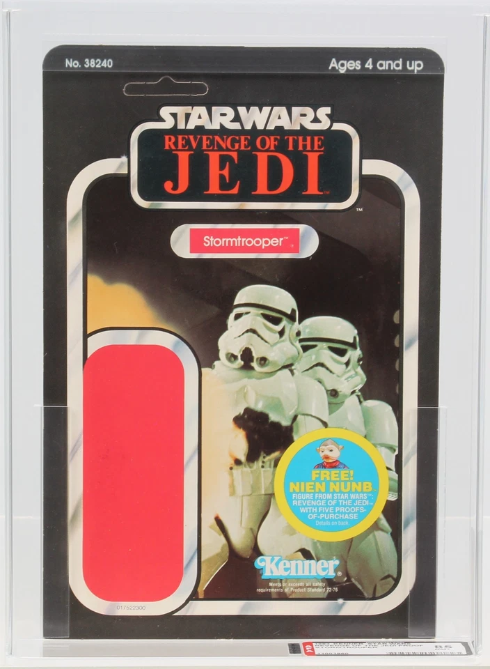 Vintage Star Wars Lando Calrissian Skiff Guard 1983 Kenner 65c RTOJ MOC