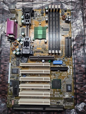ASUS P3B-F Slot 1 Motherboard (Intel 440BX ATX) – Tested Working - Image 1 of 4