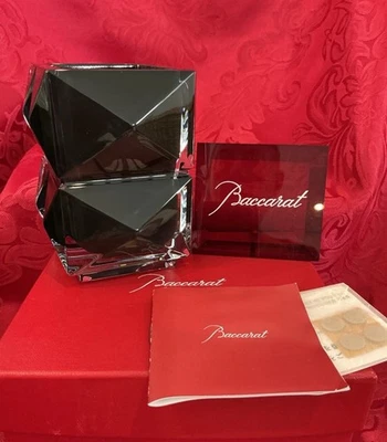 NIB FLAWLESS Unique BACCARAT France Glass LOUXOR Crystal VASE VOTIVE PEN HOLDER - image 1 of 4