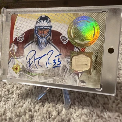 PATRICK ROY 2016-17 Upper Deck Ultimate Signature Material Auto Stick /10 - Image 1 of 4