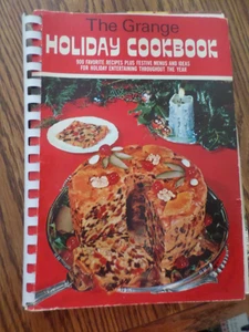 Spiral Cookbook 1971 Virginia State GRANGE Holiday Cookbook 900 Recipes - Imagen 1 de 8