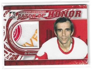 Ed Giacomin 2013 In The Game Motown Patch Of Honor Card PH-13 Detroit Red Wings - Picture 1 of 2