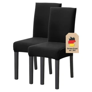 Stuhlhusse Stuhlüberzug  38-45 cm Sitzfläche 45-65 cm Lehnenhöhe Elastisch - Bild 1 von 28