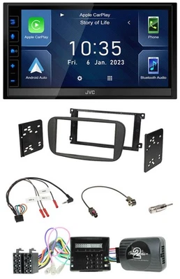 JVC DAB Bluetooth Lenkrad USB 2DIN Autoradio für Ford S-Max Mondeo Can-Bus 07-14 - Bild 1 von 4