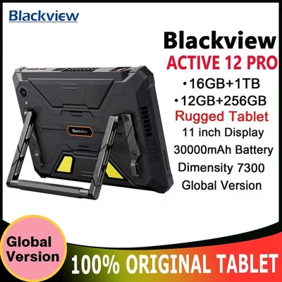 Blackview Active 12 Pro Rugged Projector Tablet 30000mAh 11" 16GB 1TB Android 15 - Image 1 of 4